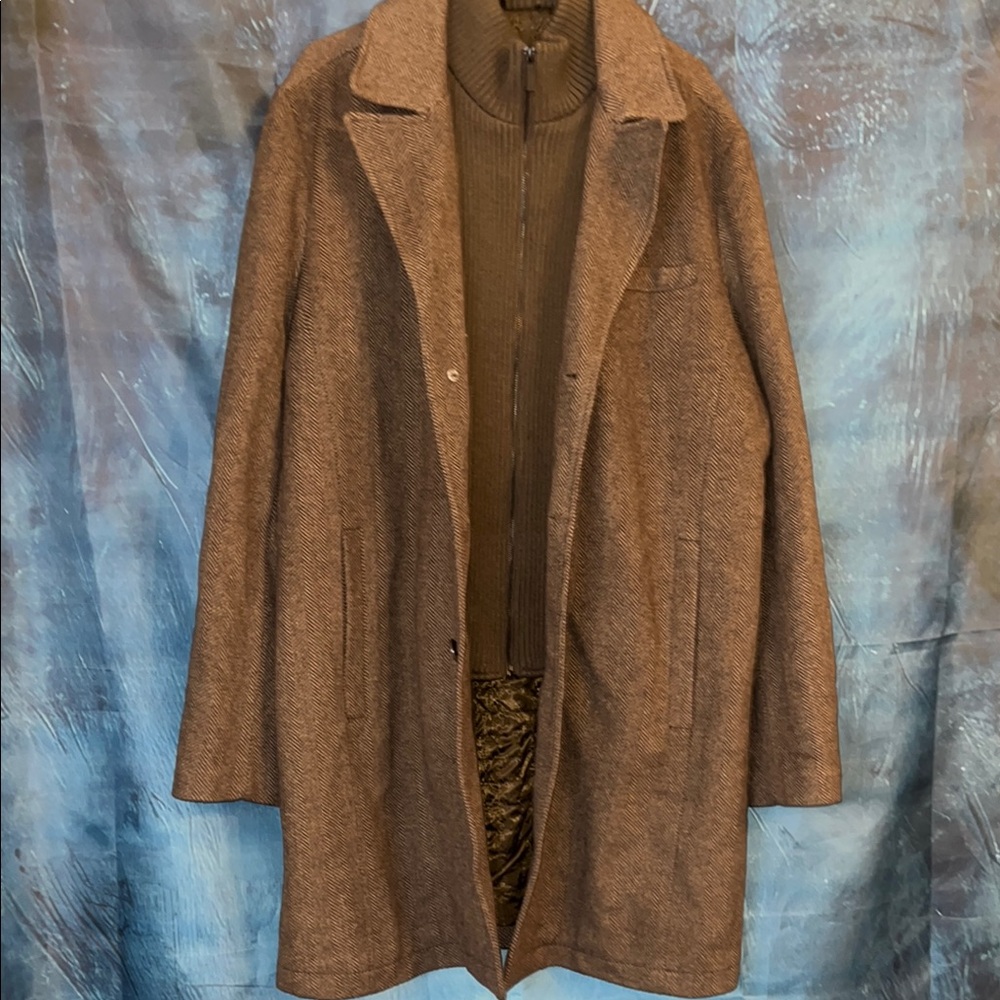 Kenneth Cole Brown Trench Coat